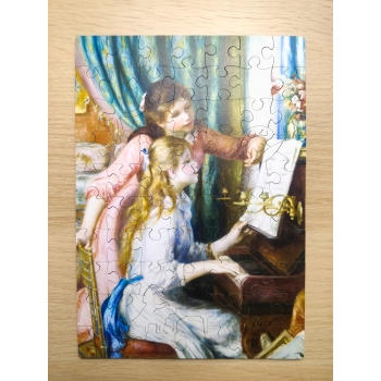 Dziewczęta przy pianinie” - Pierre -Auguste Renoir A5
